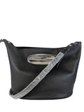 R leather crossbody