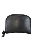 R leather zip pouch