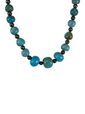 R sterling turquoise necklace