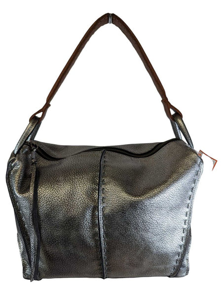 R Metallic Shoulder Bag