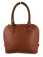 R leather dome satchel