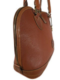 R leather dome satchel