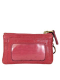 R leather coin purse