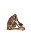 Brass Stone Ring