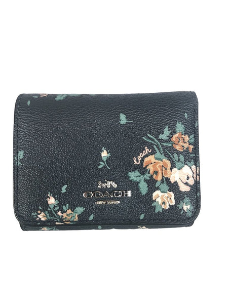 Floral zip around/tri-fold wallet