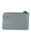 Signature Zip Top Wristlet