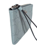 Signature Zip Top Wristlet