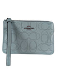 Signature Zip Top Wristlet