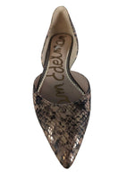 R Snake Skin Pointed Flat