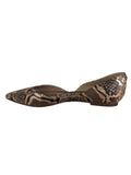 R Snake Skin Pointed Flat