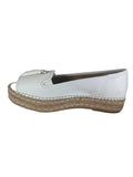 R Leather Espadrille