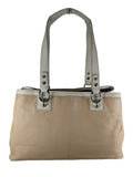 R Pebbled Leather Shoulder Bag