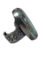 R sterling #8 turquoise ring