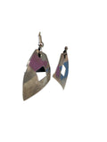 Sterling cutout earrings