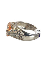 Sterling multi cz ring