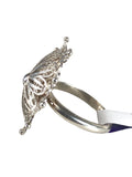 Silver filigree ring