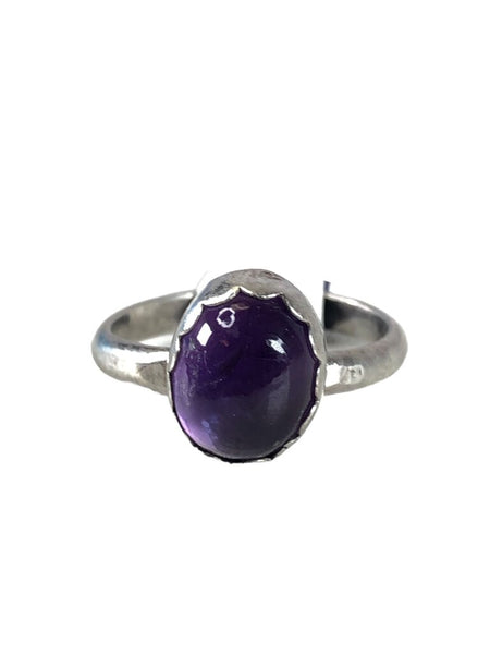 Sterling stone ring