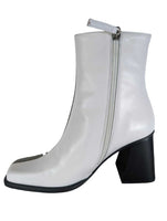 *R Bicolor Ankle Boots