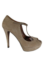 R Suede Open Toe