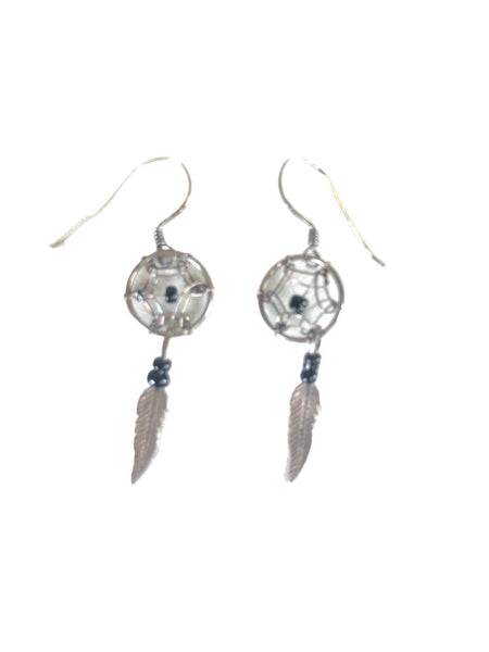 Sterling dream catcher earrings