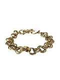 Costume linked chain toggle bracelet