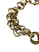 Costume linked chain toggle bracelet