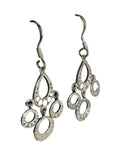 Sterling multi loop earrings