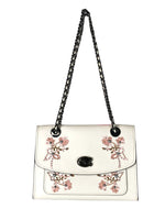 Floral flap handbag