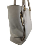 R Leather Shoulder Bag w/multi Compartments