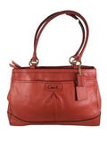 R Smooth Leather Shoulder Bag