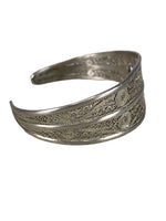 Sterling filigree cuff bracelet