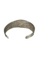 Sterling filigree cuff bracelet