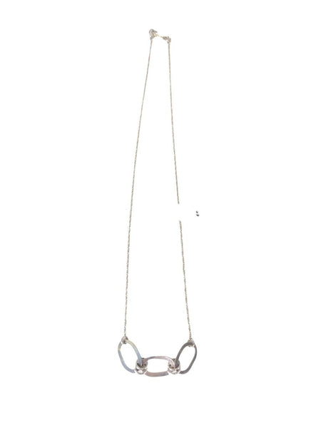 Sterling 3-link necklace