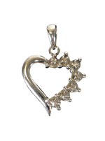 Sterling heart charm