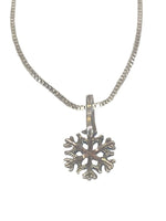 Sterling snowflake necklace