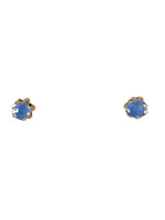 14K stud earrings