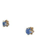 14K stud earrings