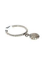 Sterling shell dangle ring