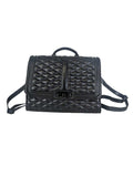 R quilted leather backpack