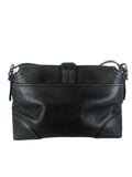 R leather flap crossbody