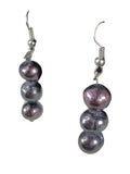 Freshwater Stacked Pearl Earrings