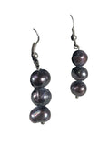 Freshwater Stacked Pearl Earrings