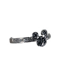 R sterling cz Mickey ring