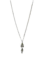 R sterling peridot necklace