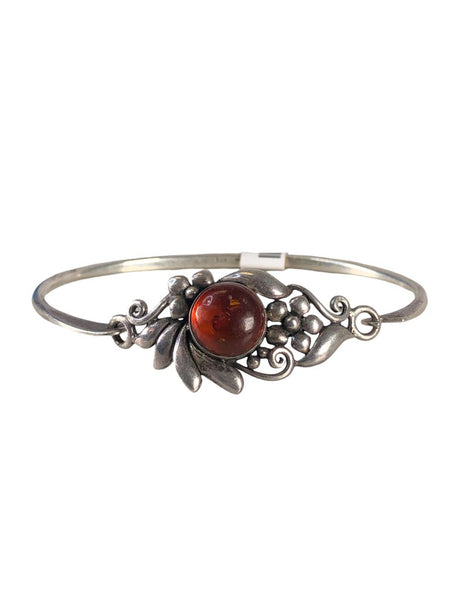 Sterling oval stone bracelet