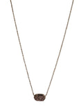 R druzy necklace