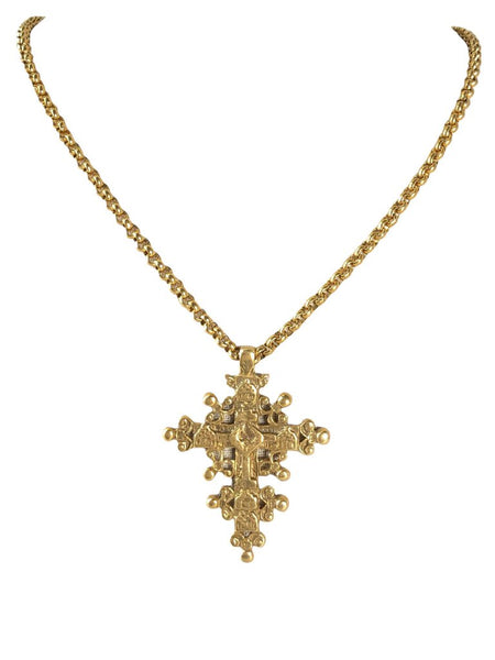 Costume Russian Cross Necklace