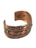 Copper Stamped Cuff