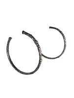 R sterling 18k hoop earrings