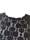 R Flower Lace w/Satin Slip